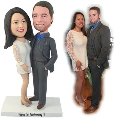 Personalized Wedding Gift For Couple, Unique Wedding Gift, Custom Wedding Gift, Custom Bobblehead dolls