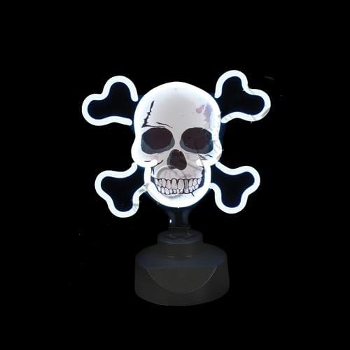 10" x 10" SKULL NEON SIGN