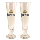 New Officially Licensed Corona Tall Pilsner Glass Set