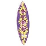 Lotus Surf Board Wall Sticker