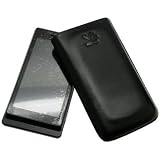 Original SunCase - Leder Etui Tasche fuer Motorola Milestone *Lasche mit Rueckzugfunktion* in der Farbe Schwarzvon "Suncase"