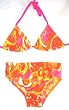 Girls 4-6X 2-piece Swimwear Triangle Top Bikini OrangePsychodelic