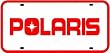 POLARIS LICENSE PLATE sign * st atv sport