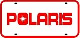 POLARIS LICENSE PLATE sign * st atv sport
