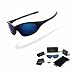 Chamelius Black Blue ICE X3 Polarized Sunglasses