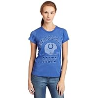 NFL Women's Indianapolis Colts Heather Vintage Short Sleeve Crew