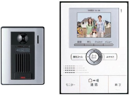 アイホン カラーテレビドアホン ROCOワイド録画 KE-66