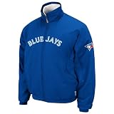 MLB Mens Toronto Blue Jays  Therma Base Premier Jacket (BRT ROYAL/PRO WHITE, Medium)