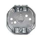Raco 0112 3-1 2 Octagon Box, 1-1 2 Deep, 1 2 Side Knockouts, NMSC clamps