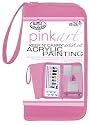 Acrylic Art Set In Pink Zippered Case For Artists On the Go