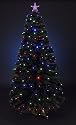 6ft (180cm) Indoor LED Multicolour Fibre Optic Xmas/Christmas Tree with stand and Star top