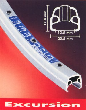 Ambrosio Felgen Felge Excursion 28 Zoll