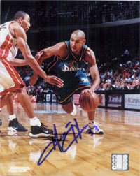 Signed Hill, Grant (Detroit Pistons) 8x10 Photo