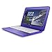 2016 HP Stream 11 11.6 inch Premium Flagship Laptop (Intel Celeron N3060 1.6GHz, 4GB RAM, 32GB Solid State Drive, Windows 10 Home) Violet (Certified Refurbished)