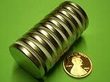 MAGCREDIBLE® Magnets - 1 x 1/8 Rare Earth Disc, Package of 4