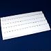 White Leather 45 Pair Post Earring Display Case Insert