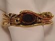 SOM Cuff, Slim Braid Bouquet, Black Agate Druze