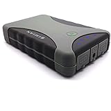 Simian PowerUp 10400 mAh Power Bank Akku mit Lampe - Dual USB Ausgang - Wasser-/Sto&szlig;-/Schmutz-Fest - 3 Jahre Garantie