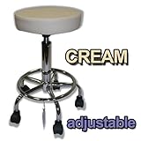 CREAM THERAPY STOOL SALON SPA BEAUTY MASSAGE GAS LIFT CHAIR MANICURE THERAPIST