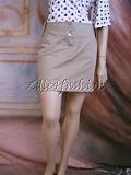 Dolce & Gabbana - $995 New DOLCE & GABBANA Khaki Stretchy Mini Skirt 46 / 12