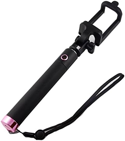 Sale! Selfie Stick by Gadget Monkee Extendable Monopod with Built-in Wireless Bluetooth Remote Shutter Button, iexplore, iphone 6, 6 plus, 5, 5s, 5c, and Galaxy S5 compatible, Best New for 2015, Black