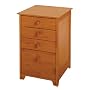 Winsome Wood File Cabinet with 4 Drawers, Honey