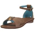 Kickers Lou 173901 37, Damen Sandalen, beige, (camel 37)