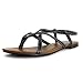 Womens Double Lines Ankle-Strap Gladiator Sandals (Adults)