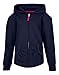 Hanes Girls' Full-Zip Hooded Sweatshirt