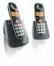 Electronics : Philips DECT 3402 Twin Pack - Black