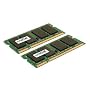 Crucial 2GB Set(2x1GB) 200-Pin PC2 5300 667Mhz SODIMM DDR2 RAM