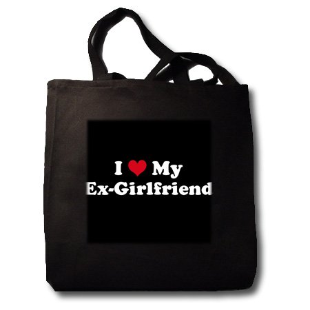 I Love My Ex Girlfriend - Black Tote Bag 14w X 14h X 3d