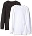 American Hawk Big Boys' 2 Pack: Long Sleeve Jersey T-Shirts, Charcoal/White, 10/12