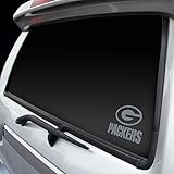 NFL Packers Green Bay Window Graphic Sticker, 9" x 5" x 0.2", Team Logo