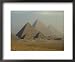 Giza Pyramids Complex, Egypt Framed Art Poster Print by Claudia Adams, 22x18