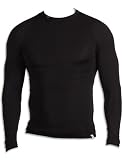 New Balance - Mens Performance Base Layer Compression Crew Neck Long Sleeve Top NB00916LS, Black
