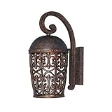 Designers Fountain 97592-BU Amherst - One Light Outdoor Wall Lantern, Burnt Umber Finish