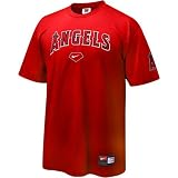 Nike Los Angeles Angels of Anaheim Red Practice T-shirt