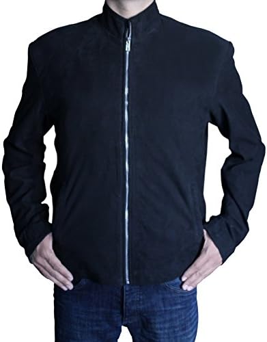 James Bond Spectre Black Suede Leather Jacket (MEDIUM)