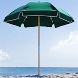 6.5' Islanders Wood Beach Umbrella