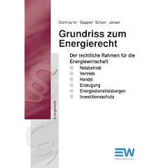 Grundriss zum Energierecht: Der rechtliche Rahmen f�r die Energiewirtschaft