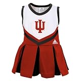 Adidas Indiana Hoosiers White Toddler 2-Piece Cheerleader Dress