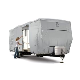 Classic Accessories 80-032-191001-00 PolyX 300 Grey Travel Trailer Cover