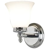 Cairo Wall Sconce 9h Chrome