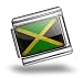 Italian Charms Original “Jamaica Flag” Bracelet Link