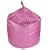 Gloss Faux Metallic Pink Leather Bean Bag Fully Filled With Beans - Brand New
