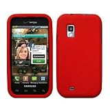 Red Silicone Case / Skin / Cover for Samsung Fascinate / Mesmerize / SCH-I5 ....