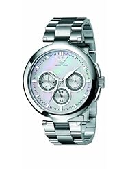 Emporio Armani AR0734 Ladies Donna White Silver Watch