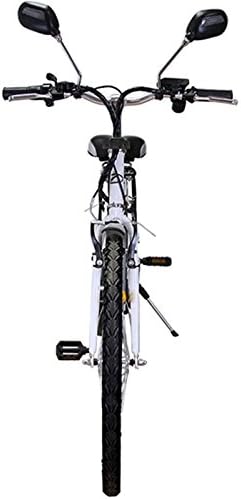 Daymak Paris 250W, 24V 6 Gear Shimano Electric Bicycle White 26 Inch Tires
