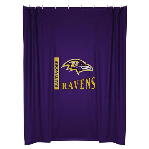 Baltimore Ravens Shower Curtain PurpleStandard